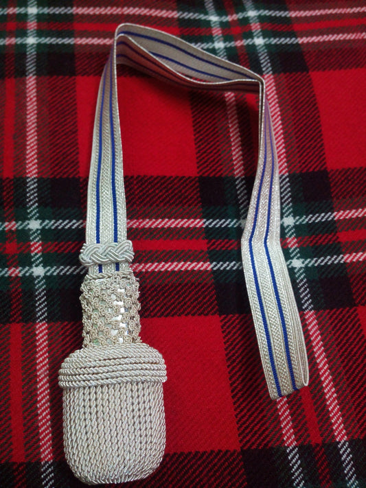GERMAN OFFICER SWORD KNOT SILVER/ARMY SWORD KNOT/SWORD KNOT