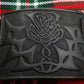 TC Men’s Highland Kilt Belt Buckle Celtic Knot Thistle Jet Black Finish/Buckles