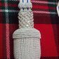 GERMAN OFFICER SWORD KNOT SILVER/ARMY SWORD KNOT/SWORD KNOT