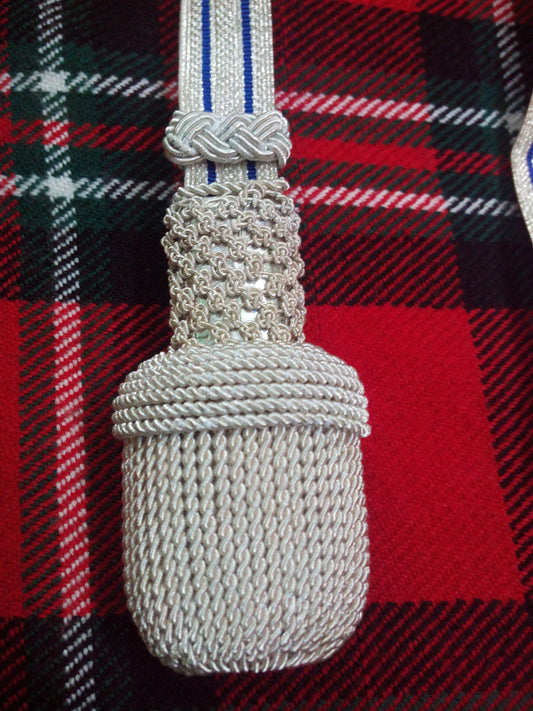 GERMAN OFFICER SWORD KNOT SILVER/ARMY SWORD KNOT/SWORD KNOT