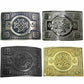 TC Highland Kilt Belt Buckle Celtic Knot Work Gold/Antique/Chrome/Black Finish