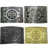 TC Highland Kilt Belt Buckle Celtic Knot Work Gold/Antique/Chrome/Black Finish