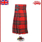 Highlander Clothing: Authentic Royal Stewart 5-Yard Tartan Kilt by Tartancity
