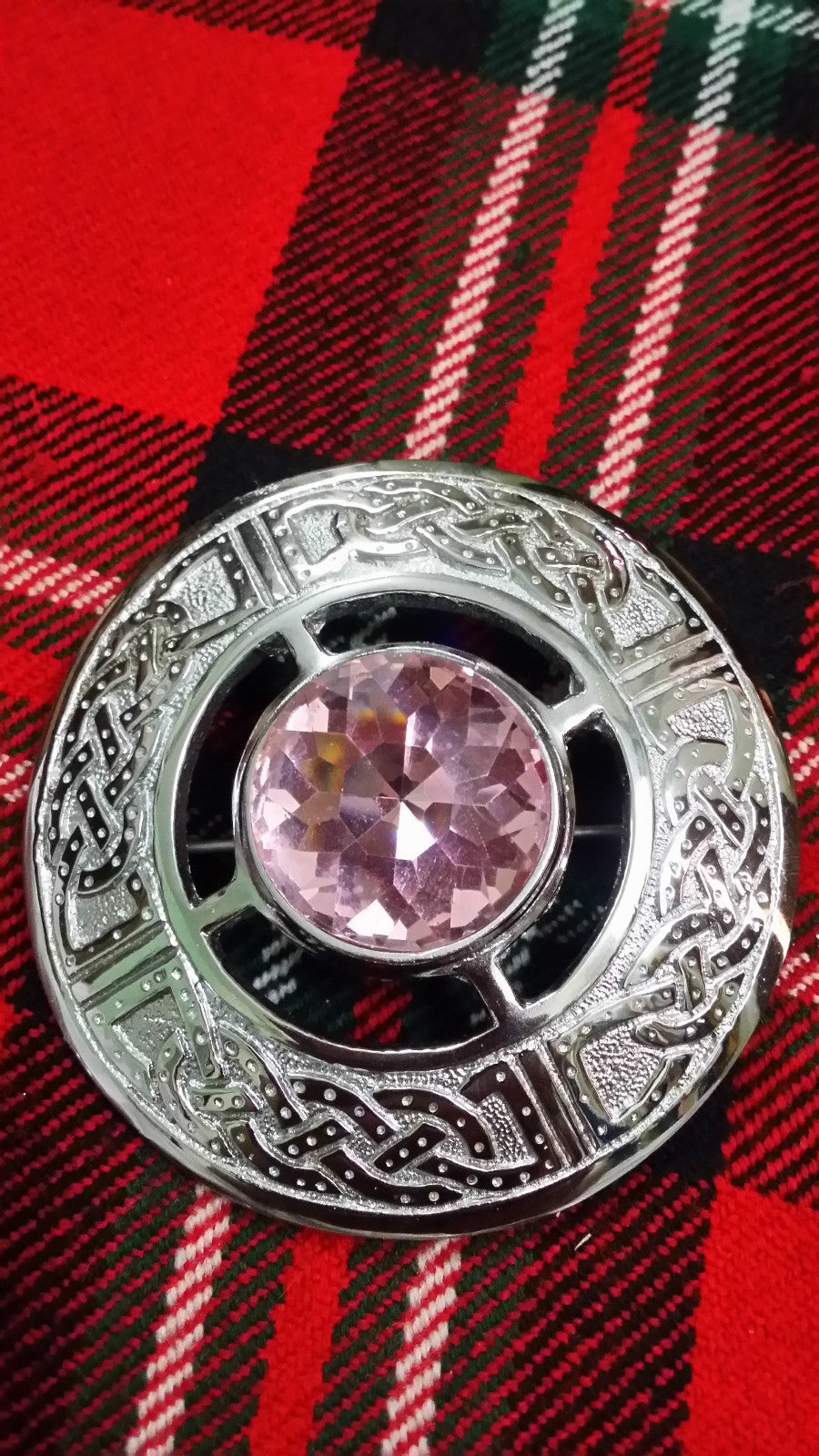 TC Men’s Kilt Fly Plaid Brooches Celtic Design Various Colors/Ladies Brooch Pins