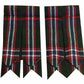 Scottish Kilt Hose Sock Flashes Garters Pointed Various Highland Wear-Tc