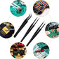 TC 3pcs Tweezers Set Plucker Eyelash Extension Hair Removal Pluckers