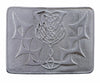 MEN'S SCOTTISH KILT BELT BUCKLES - CELTIC DESIGNS CHROME BUCKLES-Tc