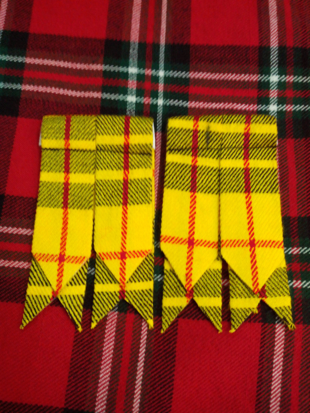 SCOTTISH KILT HOSE FLASHES MACLEOD LEWIS TARTAN/MACLEOD LEWIS KILT FLASHES HOSE