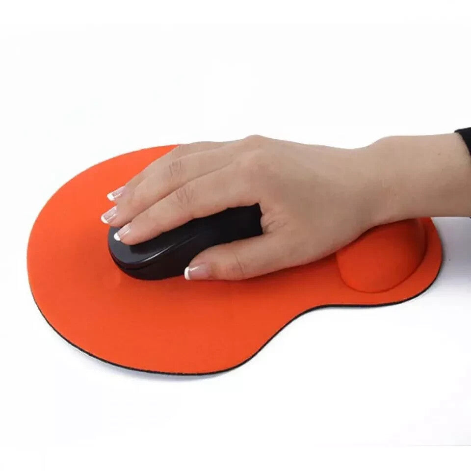 TC MOUSE PAD MAT ANTI-SLIP WITH FOAM WRIST SUPPORT PC & LAPTOP ANTI-SLIP M
