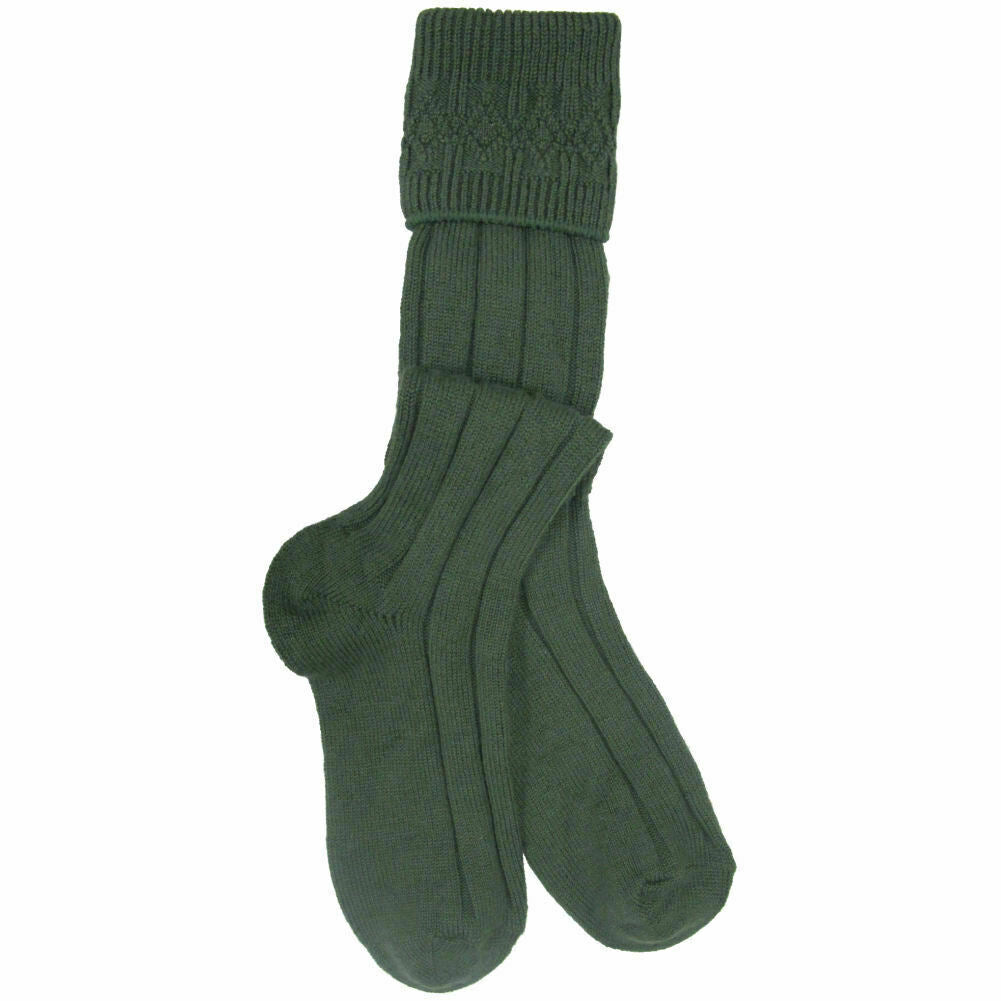 Mens Woollen Mix Scottish Highland Kilt Hose/Socks Tartancity