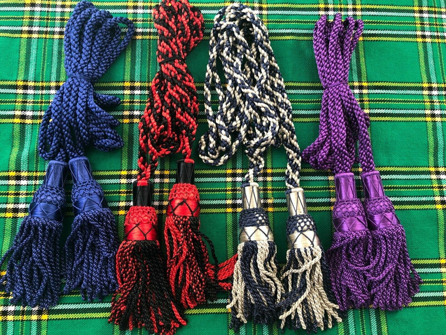 HIGHLAND GREAT SCOTTISH SILK BAGPIPE CORD DIFFERENT COLOR/bagpipe DRONE-Tc