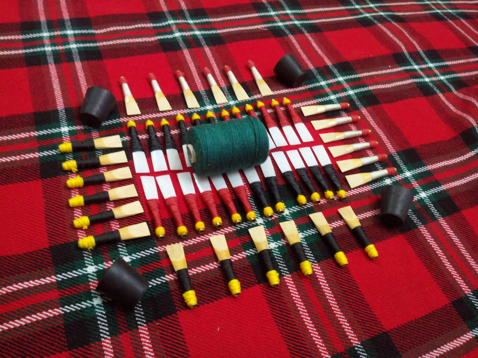 TC Scottish Highland Bagpipes Cane Reeds,Hemp,Stock Corks,Practice Chanter Reeds