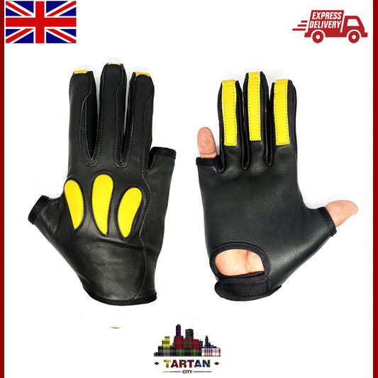 TC Italian Archer 3 Full Finger Hunting Shooting Protective Leather Gloves