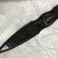 KILT WEAR SAFETY SGIAN DUBH DUMMY PEWTER MOUNT THISTLE DESIGN ANTIQUE