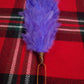 T C Feather Hackle Plume Glengarry Cap Purple Color/Balmoral Hats feather hackle
