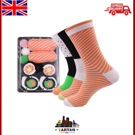 Funky Sushi Shape Socks Box Unisex Anime Lover Package Cotton Casual Socks