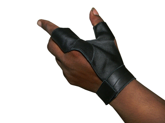 Longbow bow-hand New/ Hunting Gloves 2 Finger glove, Archery bow hunting gloves