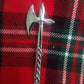 TC LAUDER BATTLE-AXE Kilt Pin CHROME FINISH 4"/Scottish Highland Axes