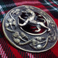 TC Men’s Kilt Fly Plaid Brooches Lion Rampant Antique/Scottish Thistle brooches