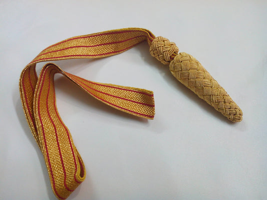 British Infantry Officers Gold/Red Sword Knot/WWI WWII british Army sword knot