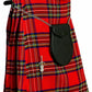 5 Yard Men's Scottish Kilts 13oz Highland Casual Tartan Kilt 17 Various Tartan