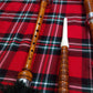GREAT HIGHLAND BAGPIPE ROSEWOOD NATURAL COLOR SILVER MACKENZIE TARTAN