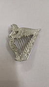 TC Irish Celtic Harp Cap Badges/Glengarry Hat Badge Pin Silver/Brass,Military