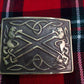 TC Men’s Highland Kilt Belt Buckle Saltire Lion Rampant Antique Finish/Buckles