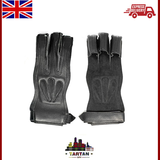Hunting Archery Gloves Shooting Gloves Protective Archers Gloves Leather