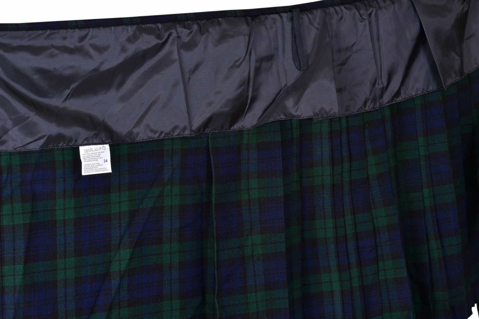 Men's Scottish 9 Piece 8 Yards Kilt Black Watch Tartan Kil Outfit with Sporran