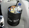 TC CAR BIN Pop UP Mini Dustbin Foldable Travel Rubbish Waste Basket Black