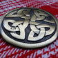 TC New Kilt Fly Plaid Brooch Celtic Design/CELTIC kilt fly plaid brooch Antique