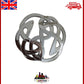 Celtic Knot Lindisfarne Fly Plaid Brooch Chrome Antique Finish Scottish Kilt Pin