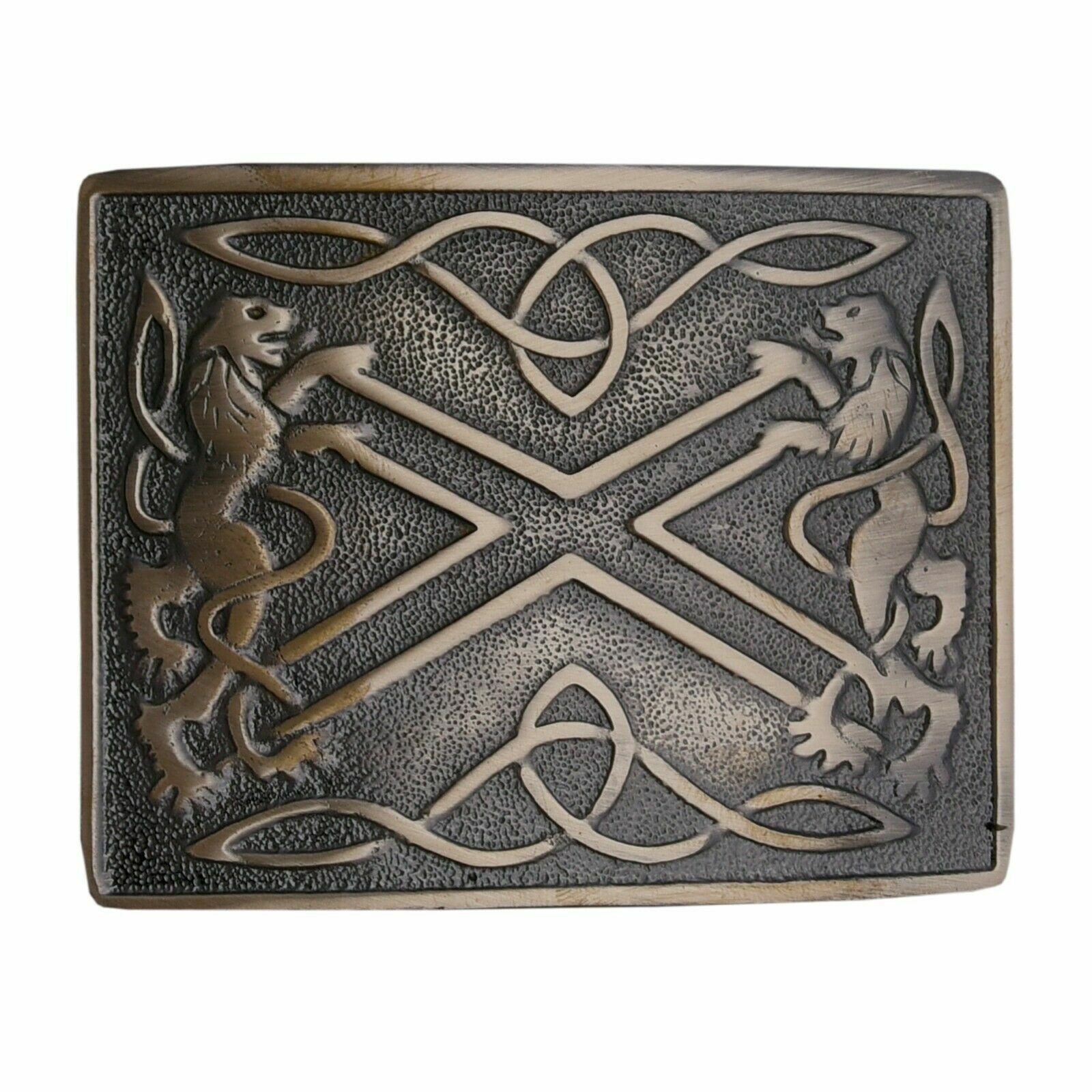 Tartancity Men's Kilt Belt Buckles - Antique Celtic Design, Scottish Style