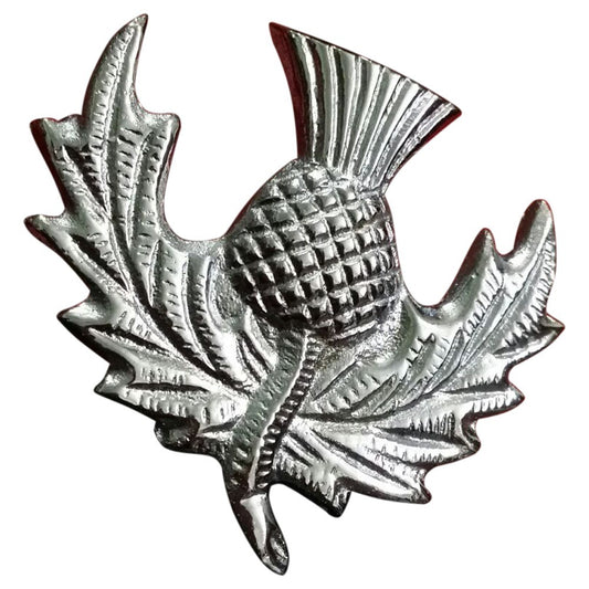 TC New Highland Thistle Cap Badge/Glengarry cap badge Pin Antique Finish