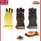 Hunting Archery Gloves Shooting Gloves Protective Archers Gloves Leather