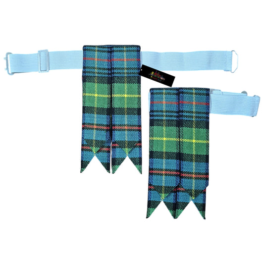 Ferguson Ancient Tartan Kilt Flashes – Traditional Scottish Highland Wear Accessory