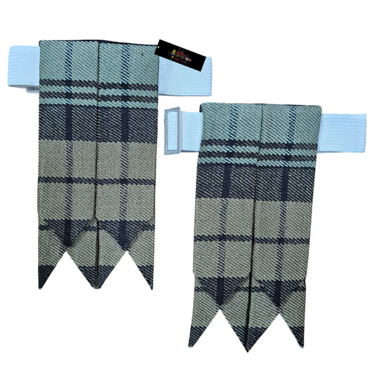 Black Watch Weather Tartan Flashes – Classic Highland Kilt Hose Accessories