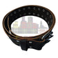 Brown Leather Kilt Belt for Men – Traditional Highland Belt – Double Prong Buckle – Genuine Leather Accessory for Kilts