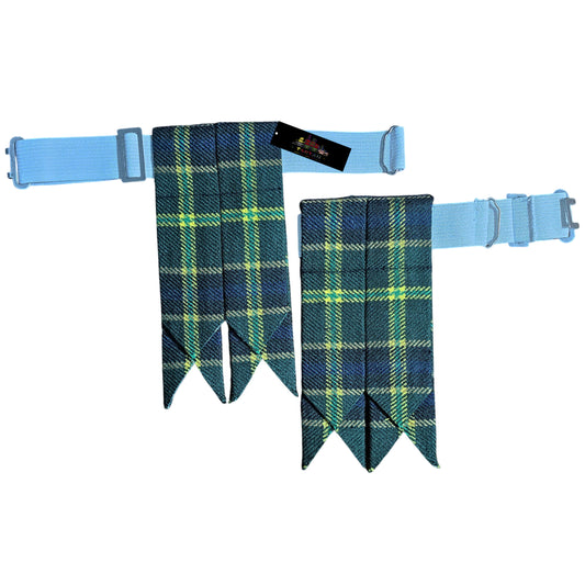 US Army Tartan Flashes – Complete Your Highland Look with Military Honor