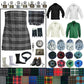 Design Your Own Highland Dress Outfit – Customizable Scottish Kilt Set with Complete Accessories