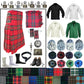 Design Your Own Highland Dress Outfit – Customizable Scottish Kilt Set with Complete Accessories