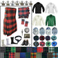 Design Your Own Highland Dress Outfit – Customizable Scottish Kilt Set with Complete Accessories